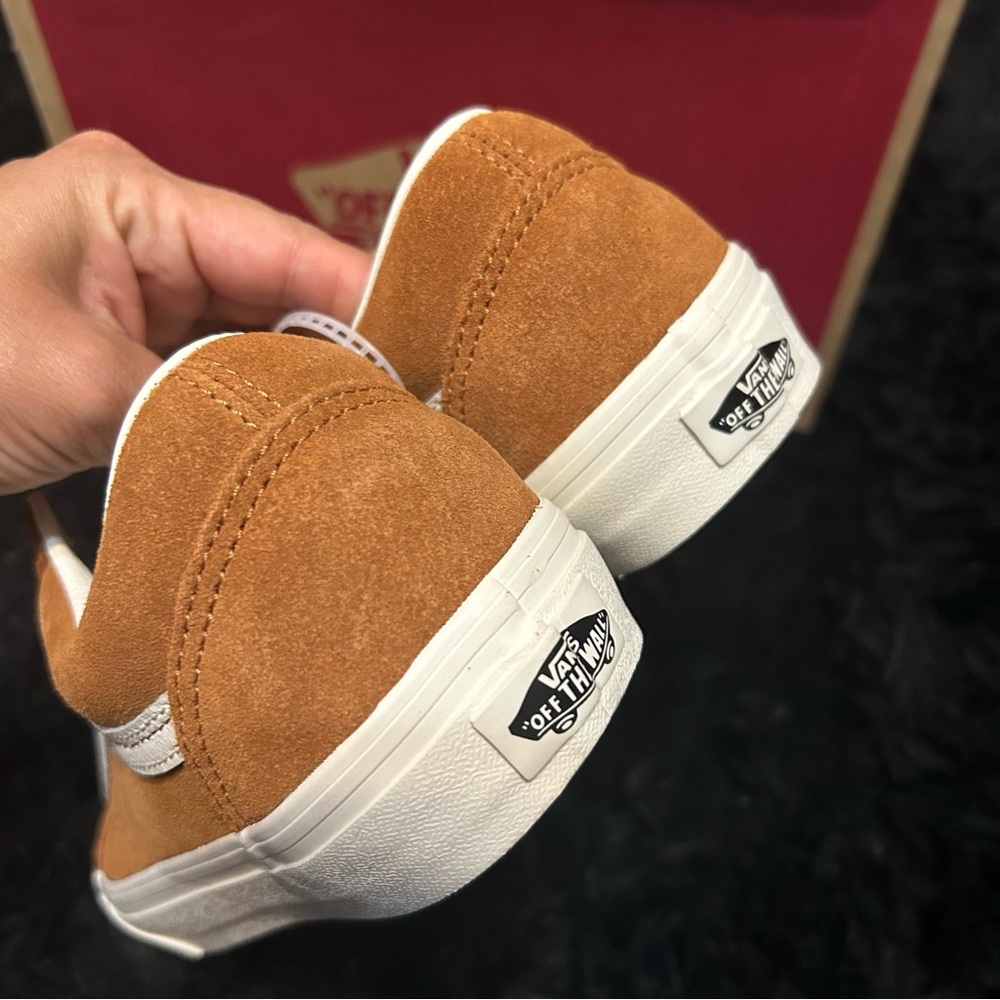 VANS Old Skool suede lace up shoes sneakers women’s 8 new - Picture 4 of 7